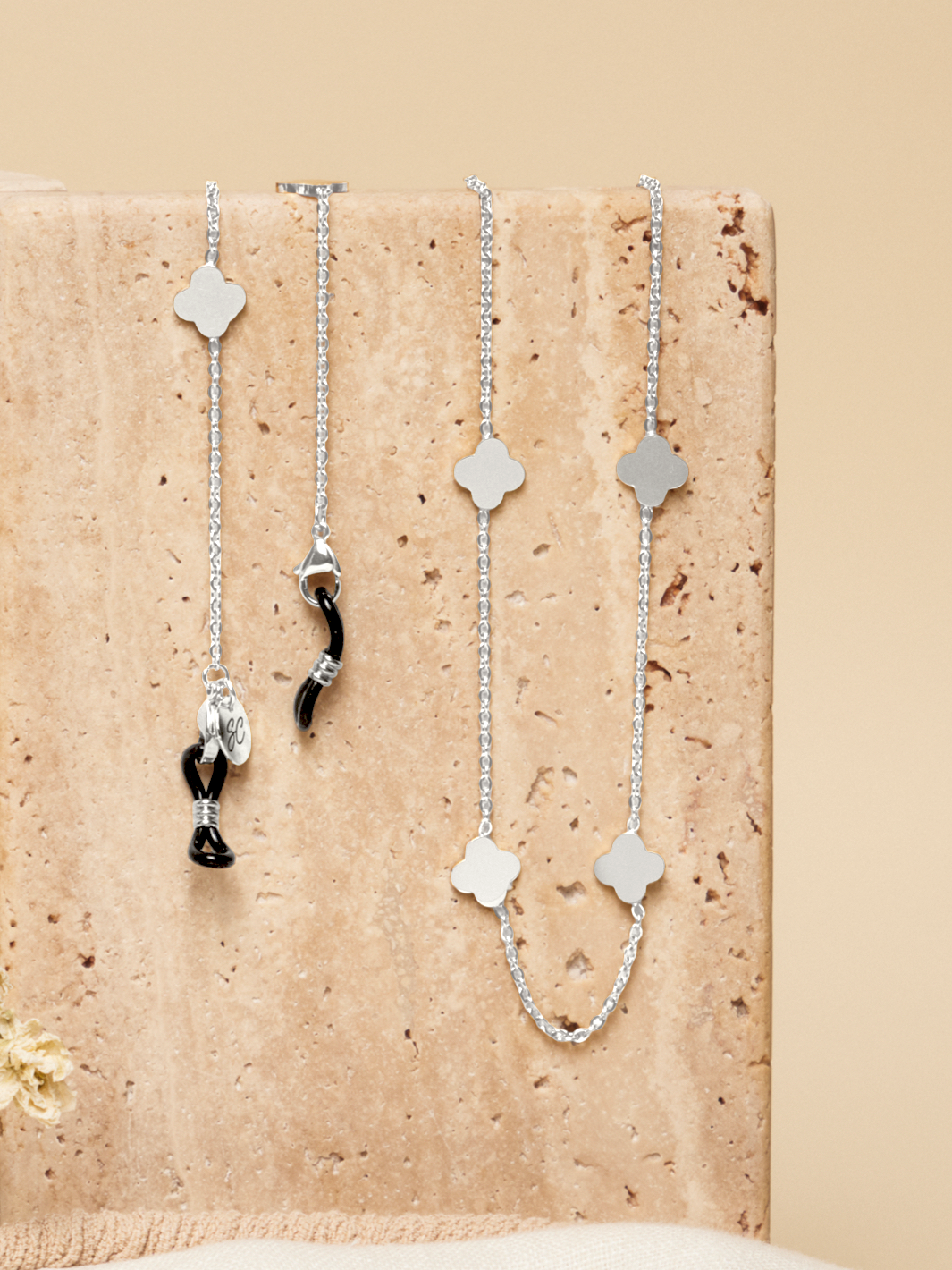 Ruby Silver | Glasses strap