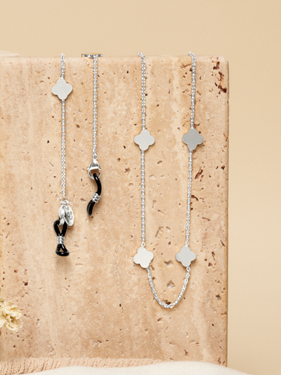 Ruby Air Silver | Glasses chain