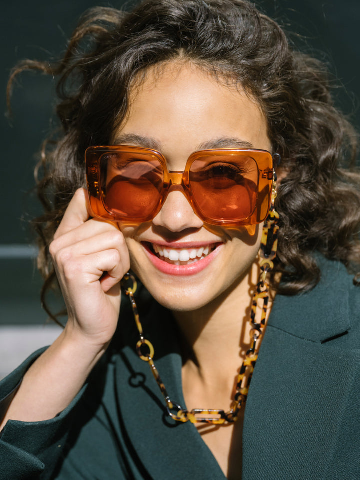 Brown Hazel brown | Sunglasses chain