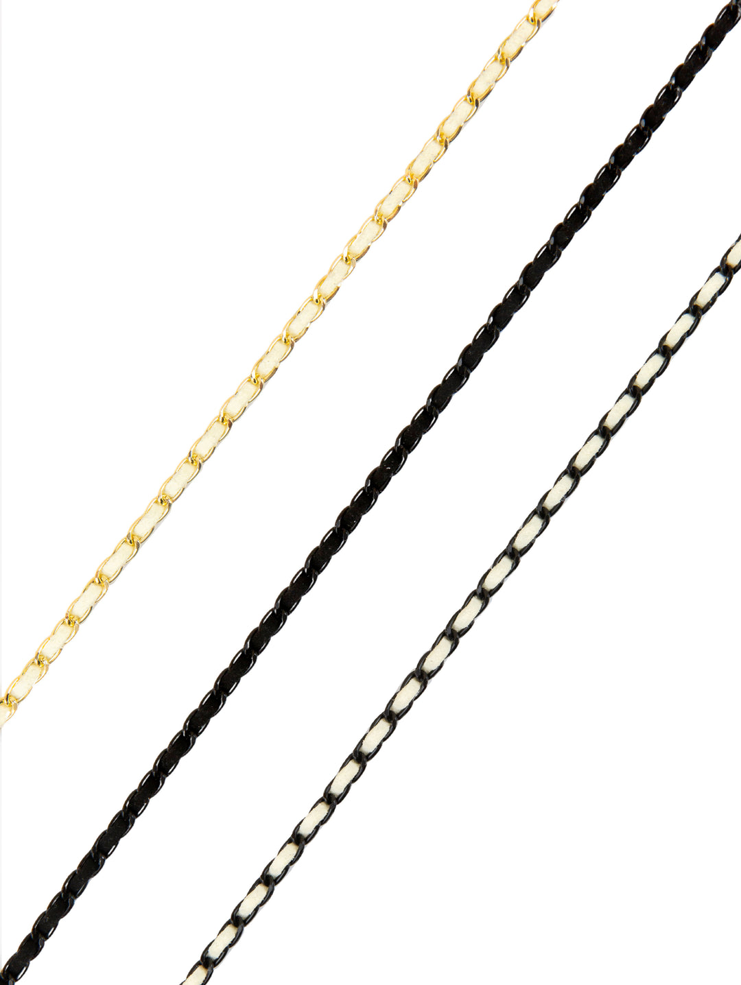 Sunny Cords Black-black Classy C white-gold | Glasses strap