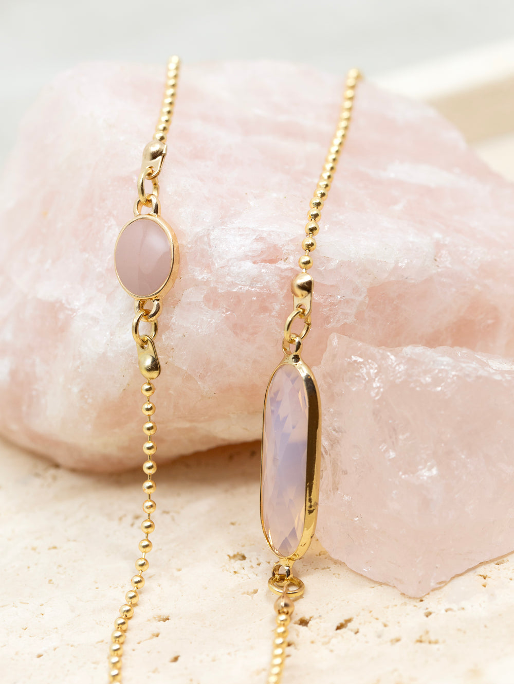 Sunny Cords Crystal C Peach | Sunglasses Chain