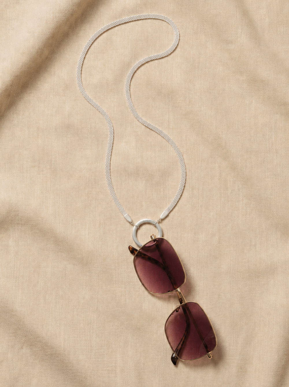 Sunny Cords Lux long - silver | Ring Edit
