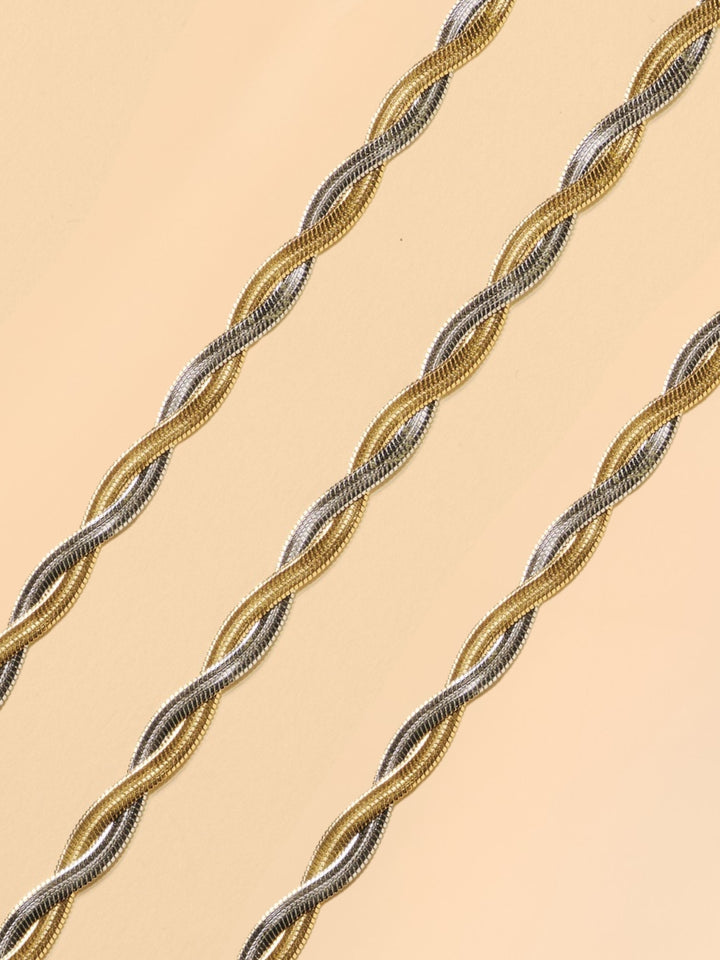 Sunny Cords Silver/Gold Braided Jane Gold | Eye Glasses Chain