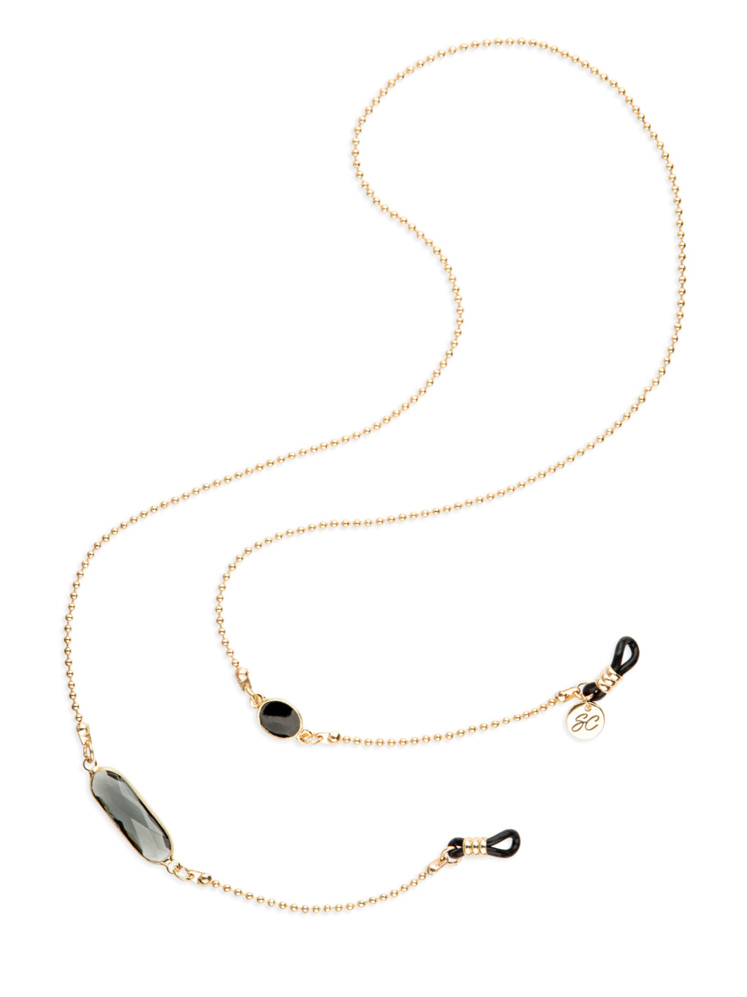 【Sunny Cords】クリスタルC クリスタルストーンの眼鏡チェーン Crystal C Gold Sunglasses Chain - Sunglasses Chain | SUNNY