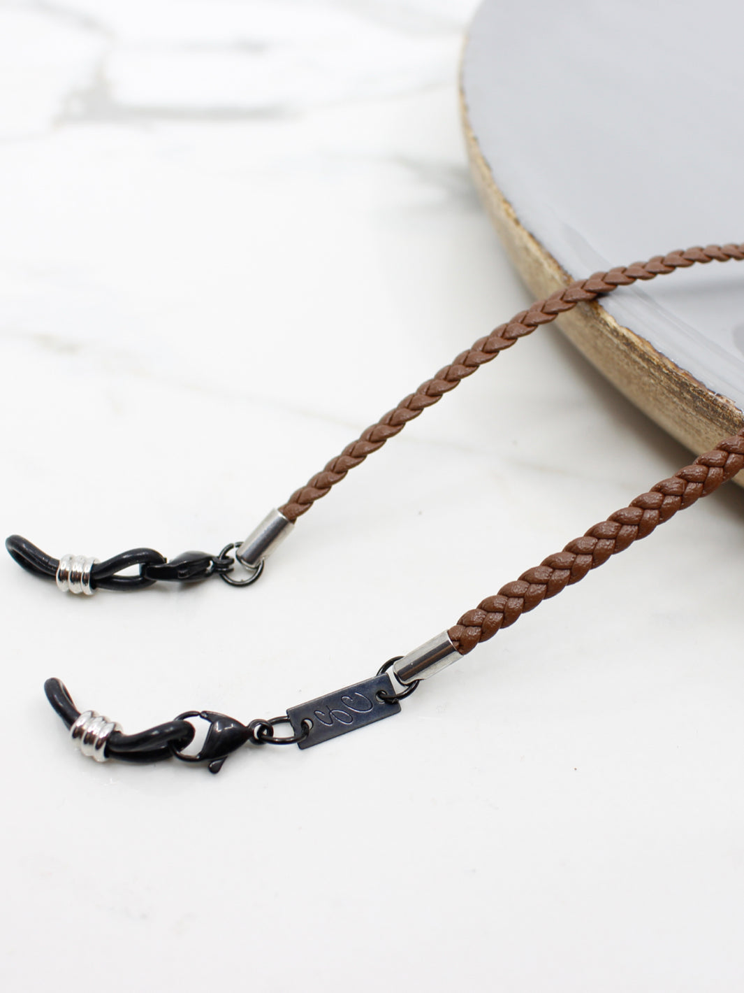 Jewelry Brown (silver ends) Charly brown | Eye Glasses Strap