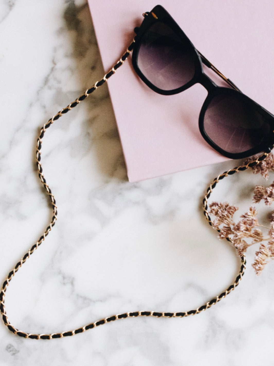 Sunny Cords Black-gold Classy C black-gold | Glasses strap