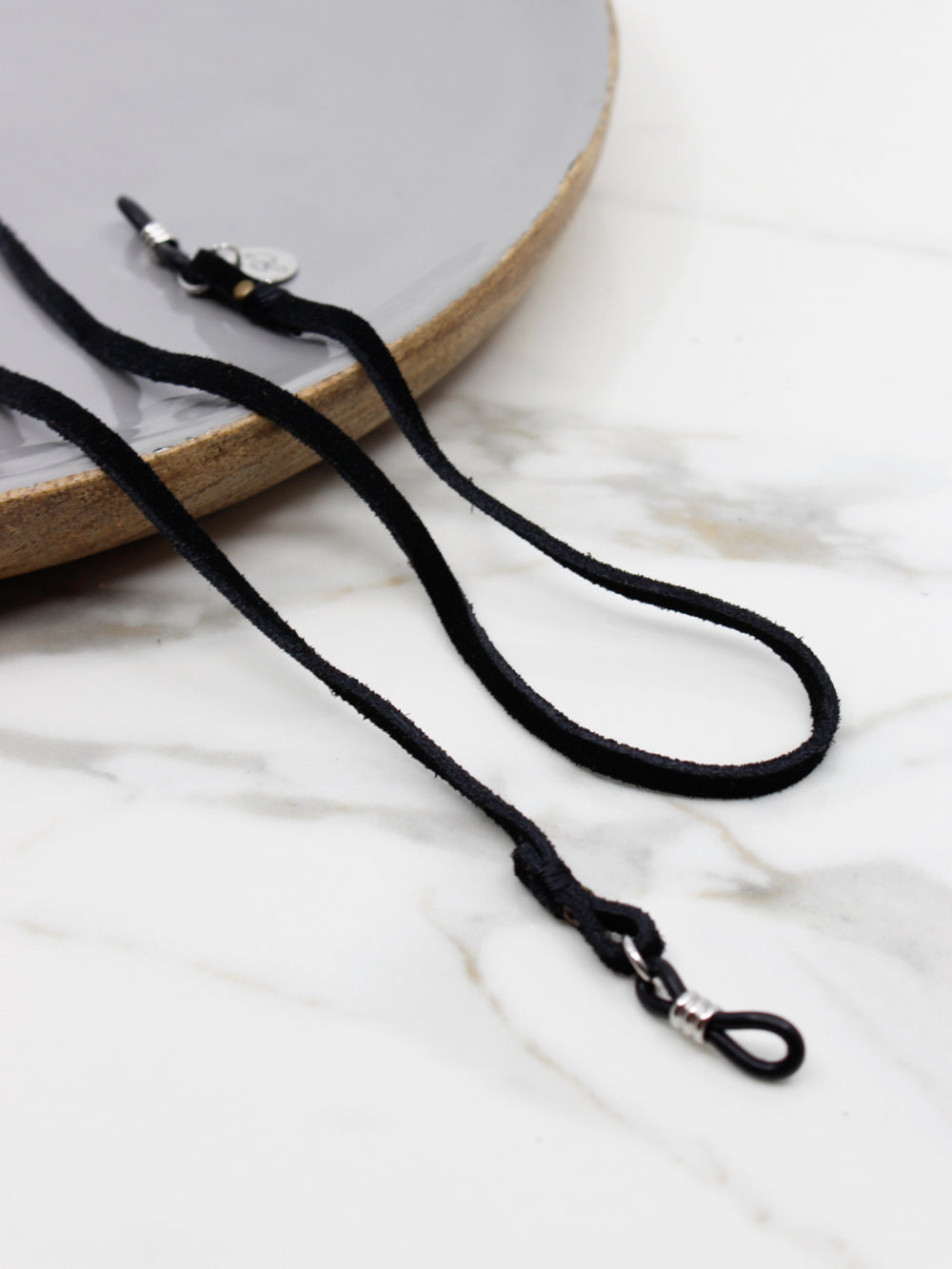 Sunny Cords Black / Silver Minimalistic Brown | Eye Glasses Strap Unisex