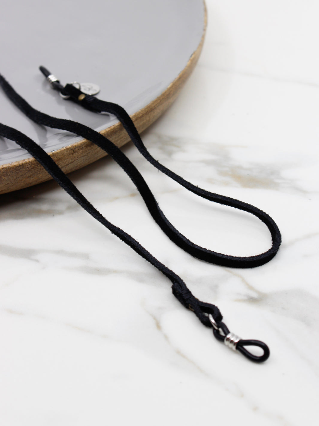 Sunny Cords Black / Silver Minimalistic Brown | Eye Glasses Strap Unisex