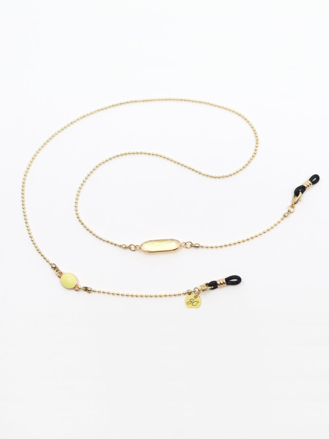 Sunny Cords Crystal C Chartreuse | Eye Glasses Chain