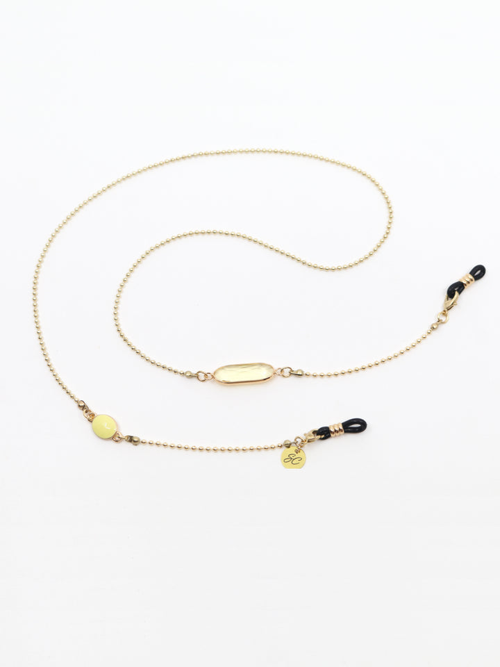 Sunny Cords Crystal C Chartreuse | Eye Glasses Chain