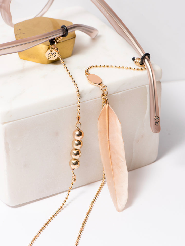 Sunny Cords Feather C | Eye glasses chain