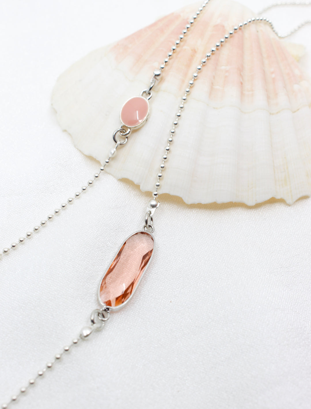 Sunny Cords Silver - Pink Crystal C silver- Pink | Sunglasses chain